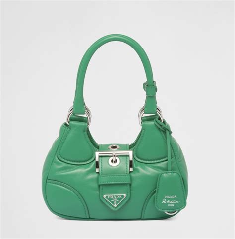 borsa prada verde brillantini|borse prada.